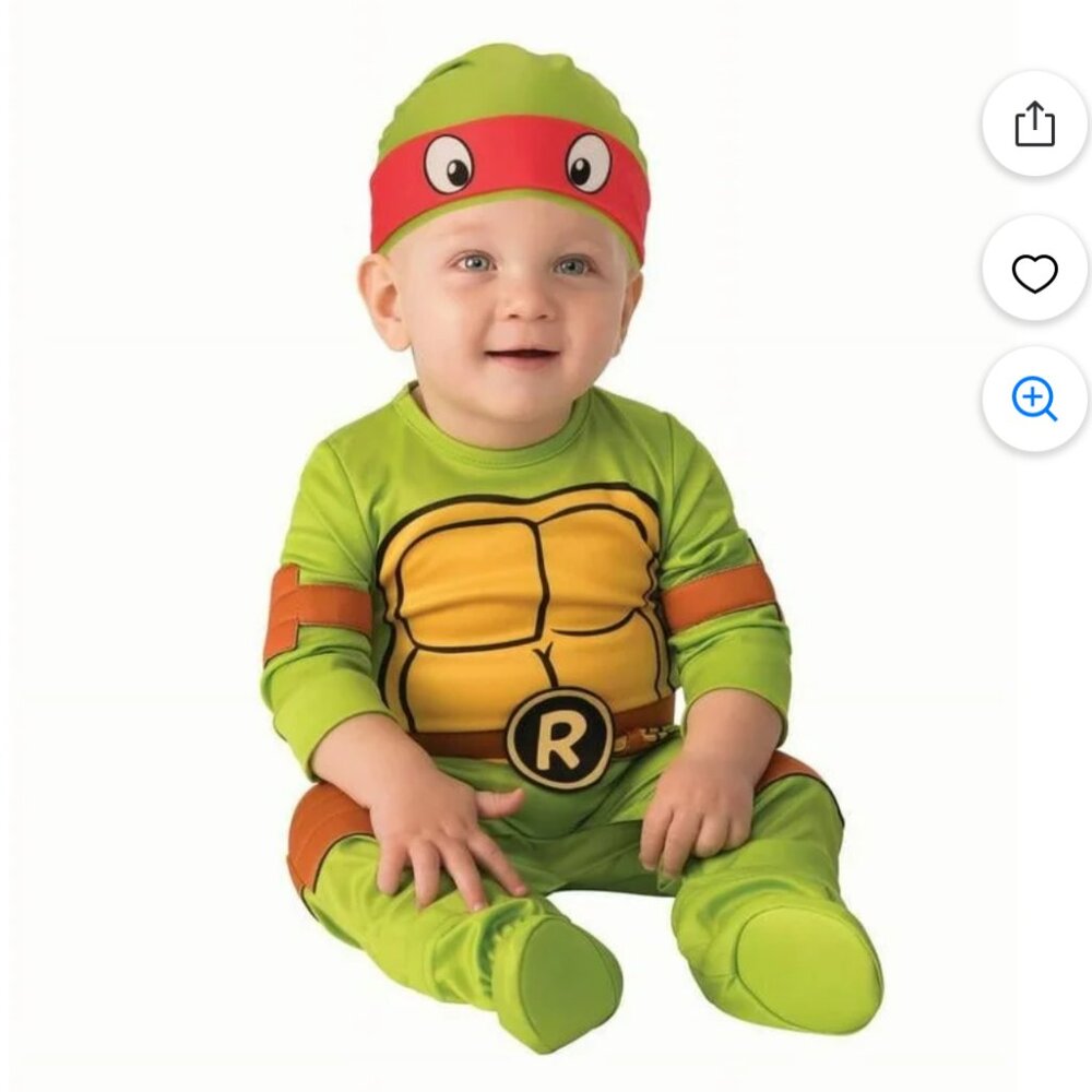 TNMT 12-18M Halloween Costume - 4 Turtle Options 🎃HOLIDAY B2G1